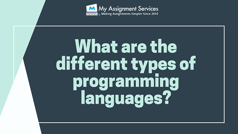 What are the different programming languages?